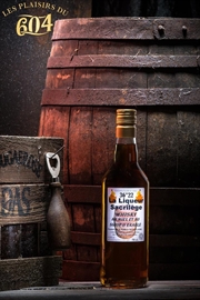 Cliquez sur l’image pour voir les détails du produit :Liqueur sacrilège Whisky au miel et sirop d'érable