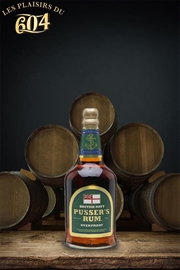 Cliquez sur l’image pour voir les détails du produit :Pusser's Navy Rum overproof 70cl