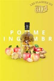 Cliquez sur l’image pour voir les détails du produit :Rhum de Ced Pomme Gingembre 70cl