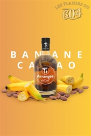 Cliquez sur l’image pour voir les détails du produit :Rhum de Ced Banane Cacao 4.5L