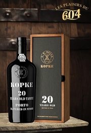 Cliquez sur l’image pour voir les détails du produit :Porto Kopke 20ans coffret bois 75cl