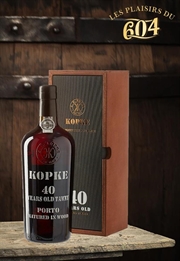 Cliquez sur l’image pour voir les détails du produit :Porto Kopke 40ans coffret bois 75cl