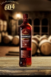 Cliquez sur l’image pour voir les détails du produit :Bushmills Single Malt 16Y 70cl