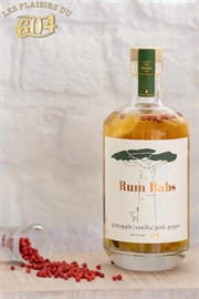 Cliquez sur l’image pour voir les détails du produit :Rum Babs - Ananas Vanille Poivre rose 70cl