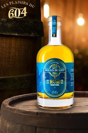 Cliquez sur l’image pour voir les détails du produit :Rhum Brun Traditionel Moulin du Loup 70cl