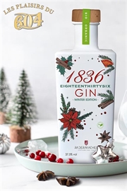 Cliquez sur l’image pour voir les détails du produit :1836 Organic Gin Winter 70cl