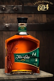 Cliquez sur l’image pour voir les détails du produit :Flor de Cana 14 ans 70cl