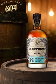 Cliquez sur l’image pour voir les détails du produit :El Supremo Rum 8Y 70cl