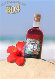 Cliquez sur l’image pour voir les détails du produit :Mama Sama Mangue/Hibiscus 70cl