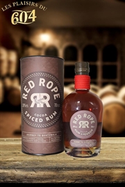 Cliquez sur l’image pour voir les détails du produit :Coffret Red Rope Guatemala Cocoa Spiced 38° 70cl