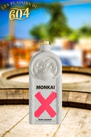 Cliquez sur l’image pour voir les détails du produit :Monkai Liqueur de rhum 70cl