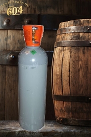 Cliquez sur l’image pour voir les détails du produit :Bonbonne CO2 10KG Gris-orange