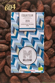 Cliquez sur l’image pour voir les détails du produit :Millésime Chocolat - Equateur - Blanc 33% - 2019 -