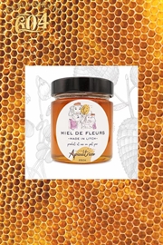 Cliquez sur l’image pour voir les détails du produit :Miel Toutes Fleurs liquide 250gr