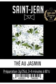 Cliquez sur l’image pour voir les détails du produit :Thé vert au Jasmin - Saint-Jean Luxury Tea 100gr