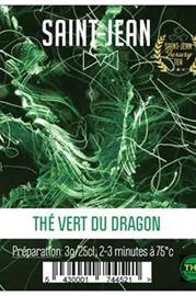 Cliquez sur l’image pour voir les détails du produit :Thé Vert du Dragon - Saint-Jean Luxury Tea 100gr