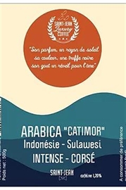 Cliquez sur l’image pour voir les détails du produit :Arabica "Catimor" - Saint-Jean Luxury Coffee 500gr