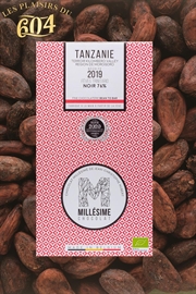 Cliquez sur l’image pour voir les détails du produit :Millésime Chocolat - Tanzanie - Noir 76% - 2019