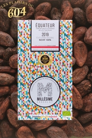 Cliquez sur l’image pour voir les détails du produit :Millésime Chocolat - Equateur - Noir 100% - 2019
