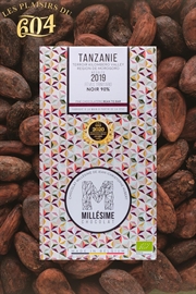 Cliquez sur l’image pour voir les détails du produit :Millésime Chocolat - Tanzanie - Noir 90% - 2019