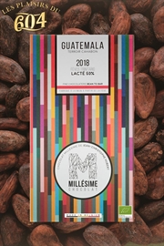 Cliquez sur l’image pour voir les détails du produit :Millésime Chocolat - Guatemala - Lait 50% - 2019