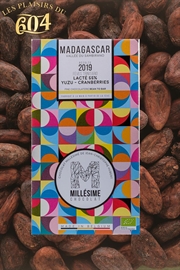 Cliquez sur l’image pour voir les détails du produit :Millésime Chocolat - Madagascar - Lacté 55% Yuzu C