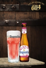 Cliquez sur l’image pour voir les détails du produit :Hoegaarden Blanche rosée 0.0 25cl