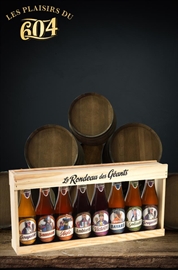 Cliquez sur l’image pour voir les détails du produit :Coffret Rondeau des Géants 8 x 33cl Bois