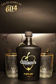 Cliquez sur l’image pour voir les détails du produit :Coffret Gilliam's Gin 50cl + verres