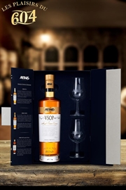 Cliquez sur l’image pour voir les détails du produit :Coffret ABK6 VSOP 70cl + 2 verres