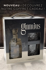 Cliquez sur l’image pour voir les détails du produit :Coffret Gimmius Gin 70cl + 2 verres